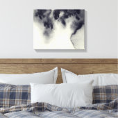 Toile peinture Abstraite à l'encre sur la texture du pap (Insitu(Chambre))