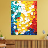 Toile Peinture Abstraite à l'huile (Insitu(Salon))