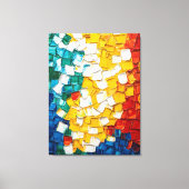 Toile Peinture Abstraite à l'huile (Recto)