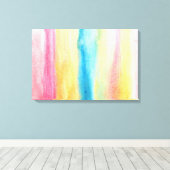 Toile peinture abstraite aquarelle (Insitu (Plancher de Bois))