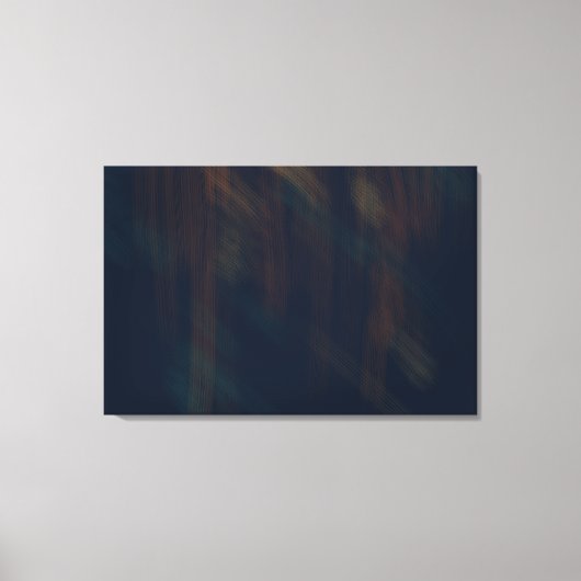Toile Peinture abstraite bleu foncé (Recto)