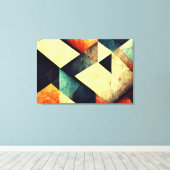 Toile Peinture abstraite colorée (Insitu (Plancher de Bois))