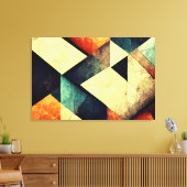 Toile Peinture abstraite colorée (Insitu(Salon))