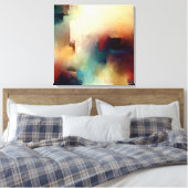 Toile Peinture abstraite colorée (Insitu(Chambre))