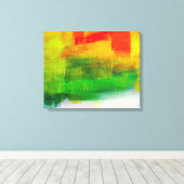 Toile Peinture Abstraite contemporaine (Insitu (Plancher de Bois))