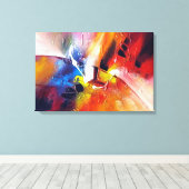 Toile Peinture Abstraite contemporaine (Insitu (Plancher de Bois))