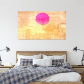 Toile Peinture Abstraite coucher de soleil (Insitu(Chambre))
