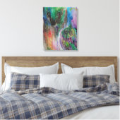 Toile Peinture Abstraite de Chouette (Insitu(Chambre))
