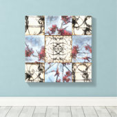 Toile Peinture Abstraite de défilement (Insitu (Plancher de Bois))