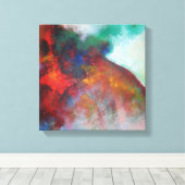 Toile Peinture Abstraite élégante Acrylique Art Moderne (Insitu (Plancher de Bois))