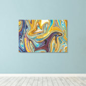 Toile Peinture Abstraite | Meilleure art abstrait (Insitu (Plancher de Bois))