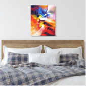 Toile Peinture Abstraite moderne de style expressionnist (Insitu(Chambre))