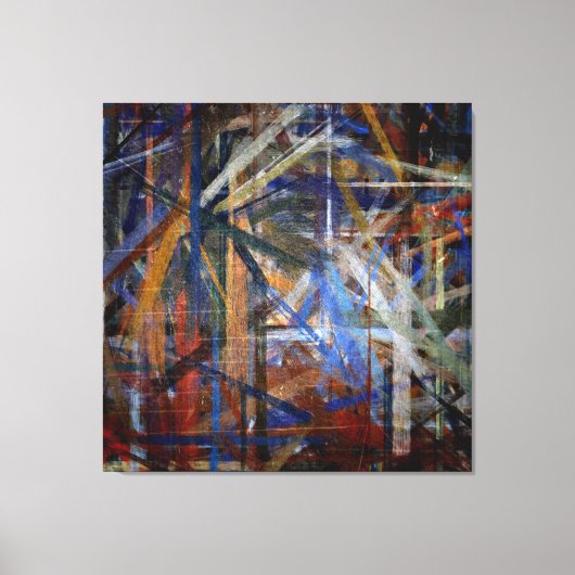 Toile Peinture Abstraite multicolores 2 (Recto)