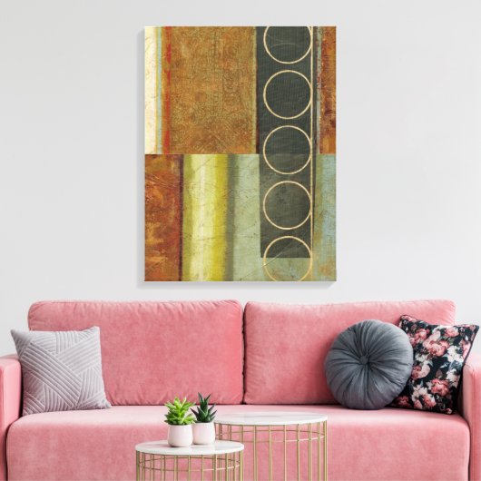 Toile Peinture Abstraite multitexturée par Vision Studio (Insitu(Salon))