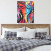 Toile Peinture Abstraite par pulvérisation (Insitu(Chambre))