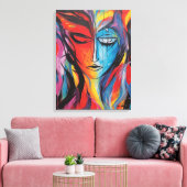 Toile Peinture Abstraite par pulvérisation (Insitu(Salon))