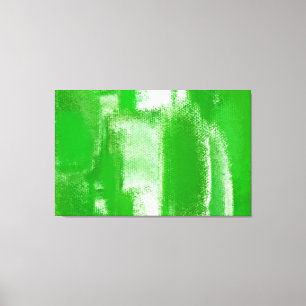 Toile Peinture Abstraite Retro Green 10