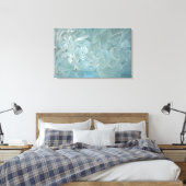 Toile Peinture Abstraite ton bleu (Insitu(Chambre))