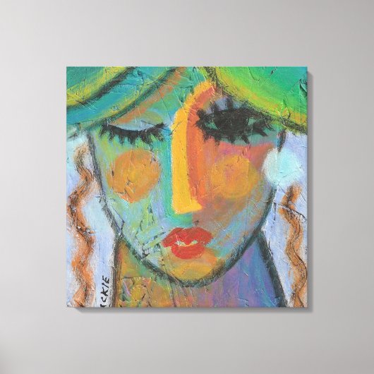 Toile Peinture acrylique Abstraite de bonne journée sur (Recto)