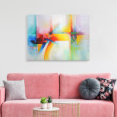 Toile Peinture acrylique Abstraite moderne (Insitu(Salon))