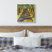 Toile Peinture acrylique du tunnel des arbres à Kauai (Insitu(Chambre))