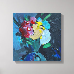 Toile Peinture acrylique, fleurs