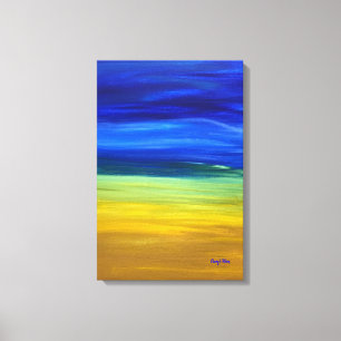 Toile Peinture acrylique Sable Ciel Mélanges Cheryl Pato