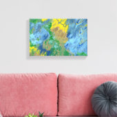 Toile Peinture acrylique "Trois monstres" (Insitu(Salon))