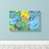 Toile Peinture acrylique "Trois monstres" (Insitu (Plancher de Bois))