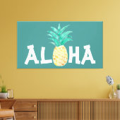 Toile Peinture Aloha Pineapple (Insitu(Salon))