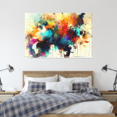 Toile Peinture animale Abstraite (Insitu(Chambre))