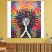 Toile Peinture au vaporisateur abstrait (Insitu(Salon))