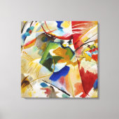 Toile Peinture avec Centre Vert par Wassily Kandinsky (Recto)