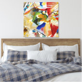 Toile Peinture avec Centre Vert par Wassily Kandinsky (Insitu(Chambre))