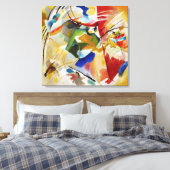 Toile Peinture avec Green Center Wassily Kandinsky (Insitu(Chambre))
