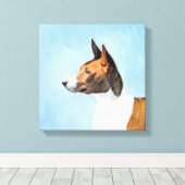 Toile Peinture Basenji - Belle Art Original (Insitu (Plancher de Bois))