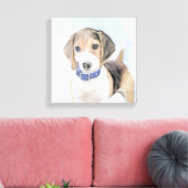 Toile Peinture beagle - Cute Original Chien Art (Insitu(Salon))