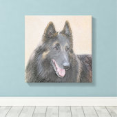 Toile Peinture belge Tervuren - Beau art original de chi (Insitu (Plancher de Bois))