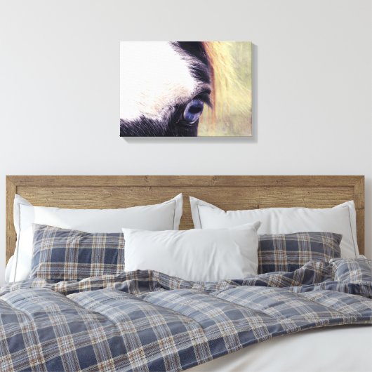 Toile Peinture bleue (Insitu(Chambre))