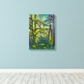 Toile Peinture canadienne du paysage Imprimer W. Coast F (Insitu (Plancher de Bois))