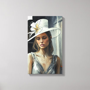 Toile Peinture Casquette du Kentucky Derby