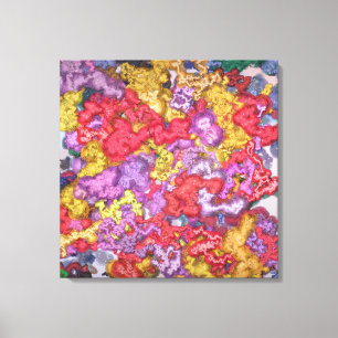 Toile Peinture cinétique liquide