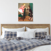 Toile Peinture classique vintage d'enfants victoriens (Insitu(Chambre))