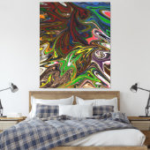 Toile Peinture colorée | Art Abstrait (Insitu(Chambre))