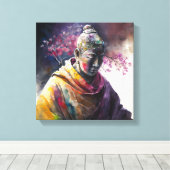 Toile peinture couleur de l'eau du bouddha coréen (Insitu (Plancher de Bois))