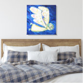 Toile Peinture d'ange et de bébé (grand Carré - envelopp (Insitu(Chambre))