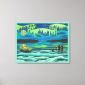 Toile Peinture d'art autochtone Imprimer Inuit Love Canv (Recto)