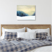 Toile Peinture d'art du crépuscule d'hiver (Insitu(Chambre))