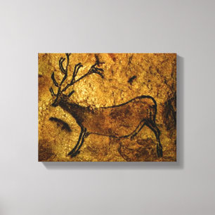 Toile Peinture de caverne préhistorique de Lascaux de