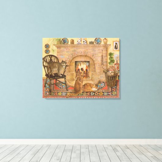 Toile Peinture de chats (Insitu (Plancher de Bois))